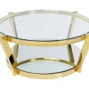 Table Basse Monocolo Dore O90Cm