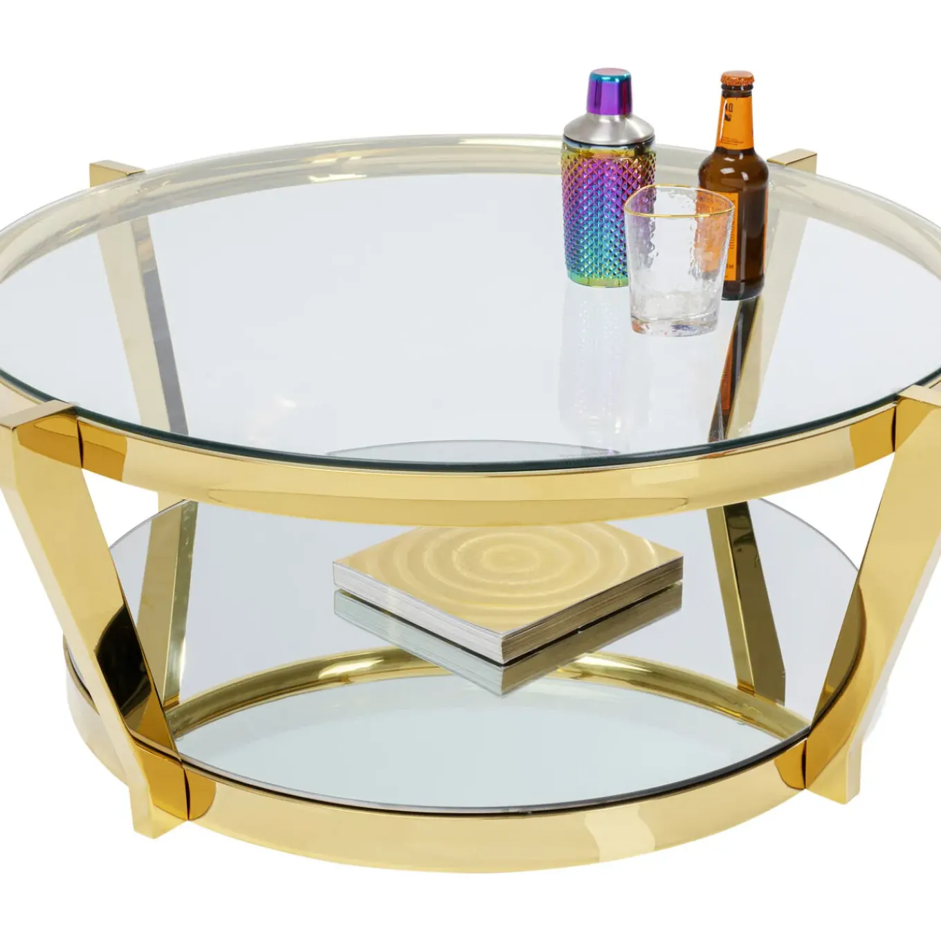 Table Basse Monocolo Dore O90Cm
