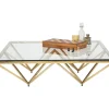 Table Basse Network Doree 105X105Cm