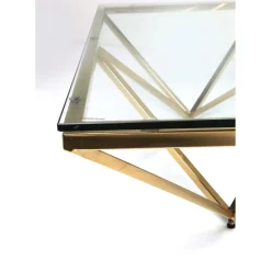 Table Basse Network Doree 105X105Cm