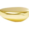 Table Basse Pebble Dore 122X96