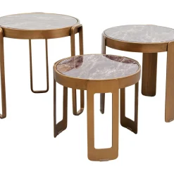 Table Basse Perelli Laiton (3/Set)