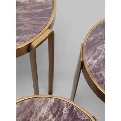 Table Basse Perelli Laiton (3/Set)