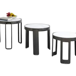 Table Basse Perelli Noir (3/Set)