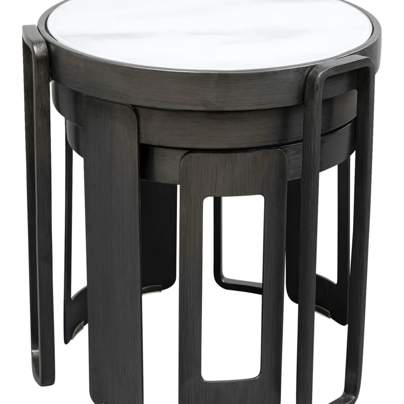 Table Basse Perelli Noir (3/Set)