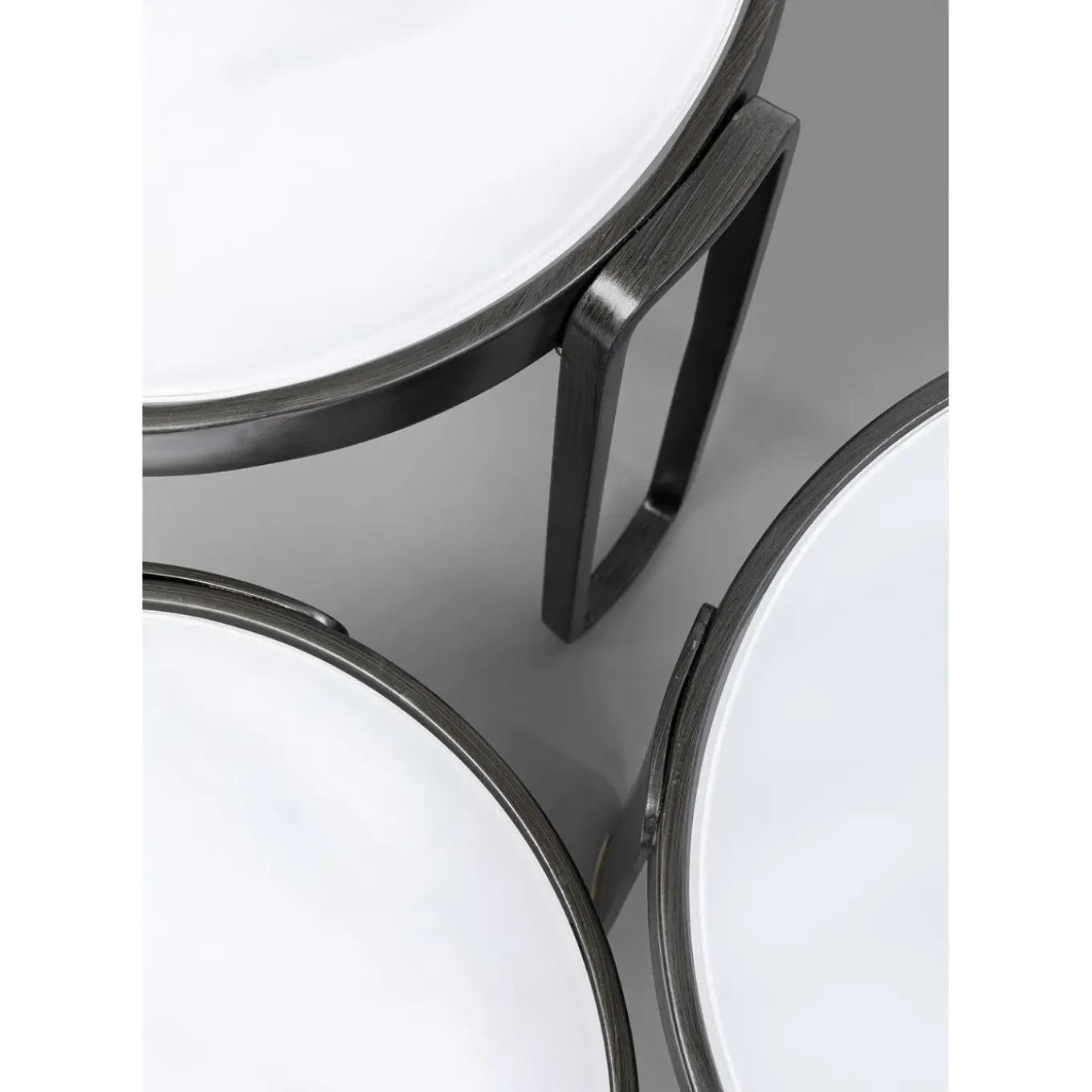 Table Basse Perelli Noir (3/Set)