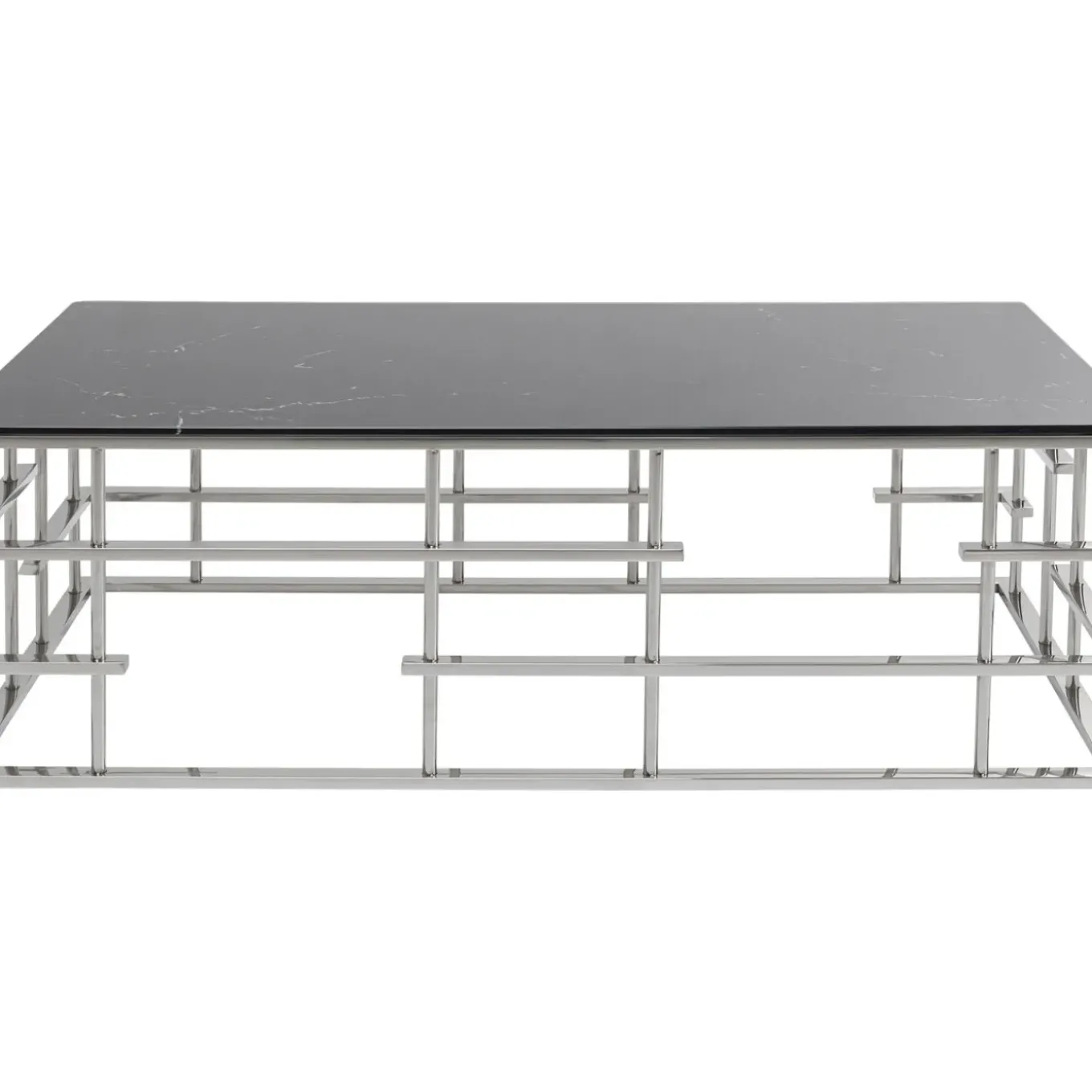 Table Basse Rome Argente 130X70Cm