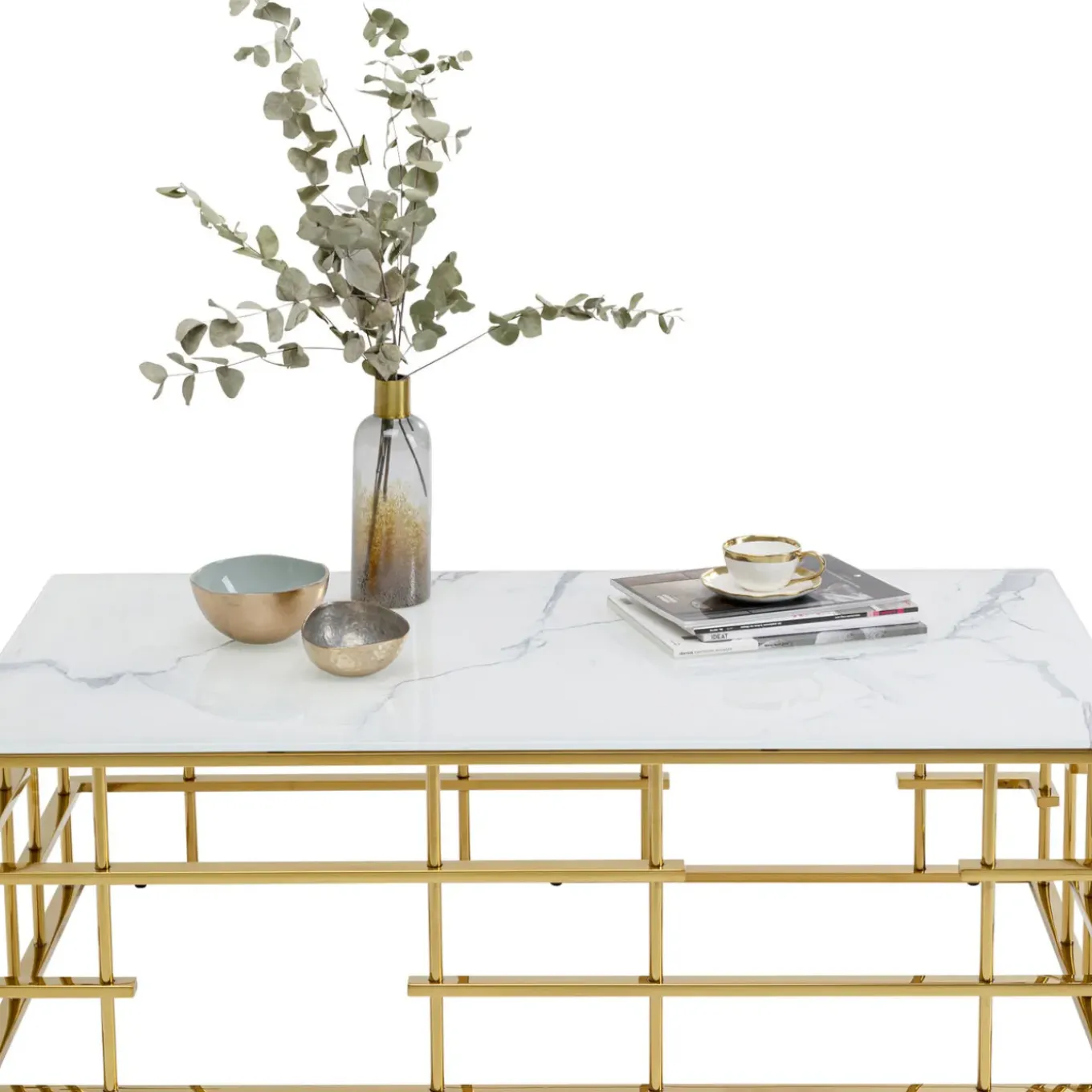 Table Basse Rome Dore 130X70Cm