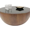 Table Basse Tear Drops Noyer O80Cm