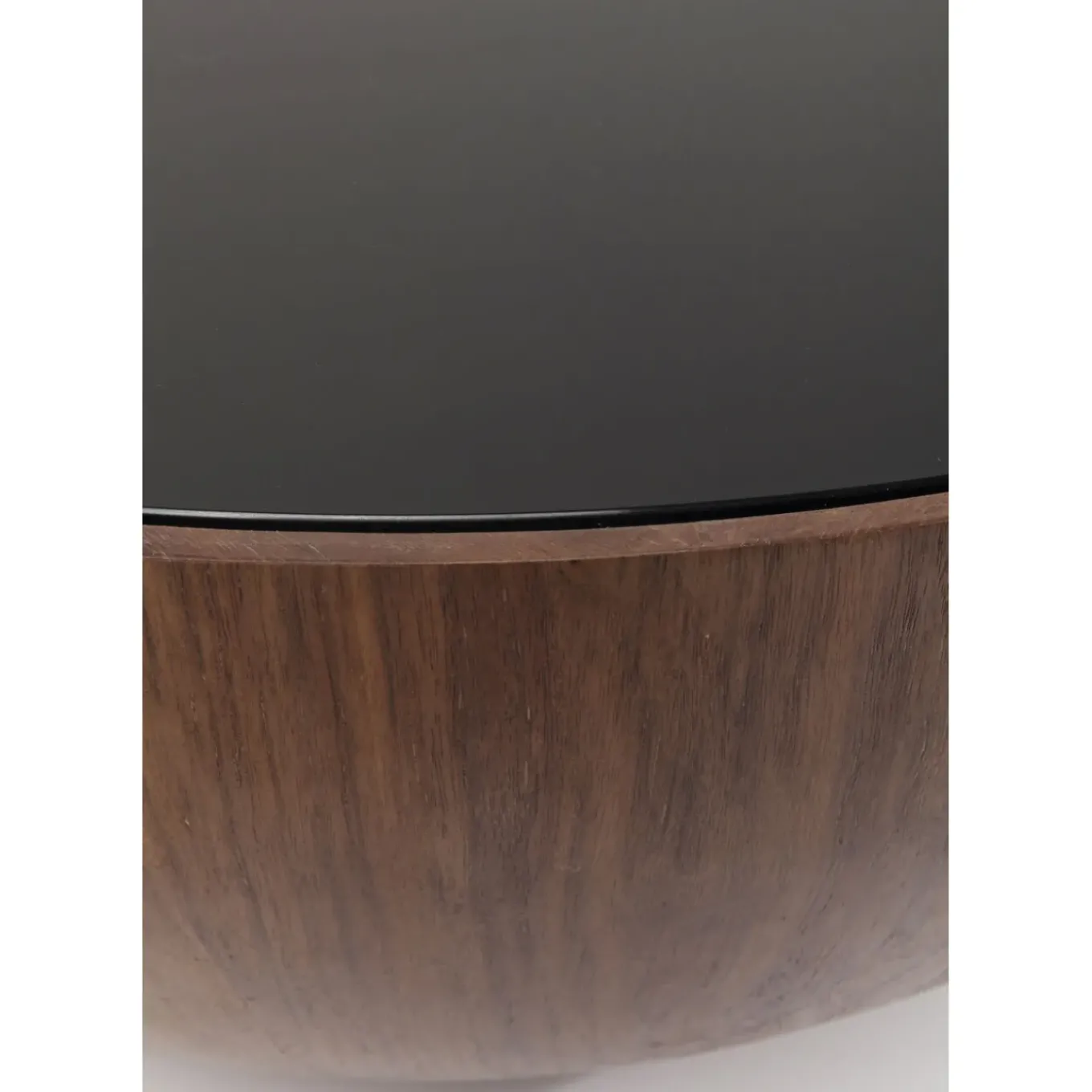 Table Basse Tear Drops Noyer O80Cm