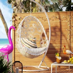 Table Basse Tiki Blanc