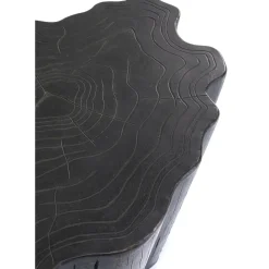 Table Basse Tree Stump Noir 119X68Cm