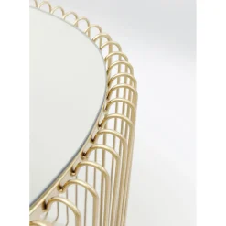 Table Basse Wire Uno Laiton 60X90Cm