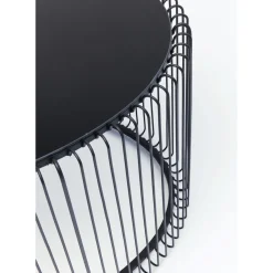 Table Basse Wire Uno Noir 60X90Cm