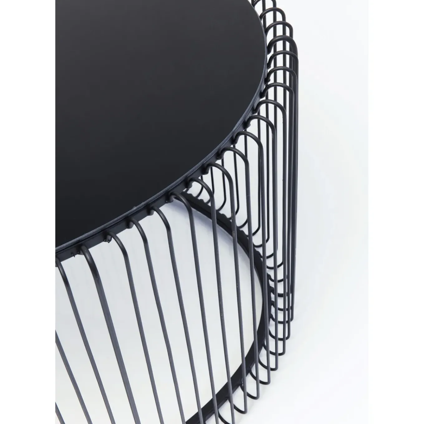 Table Basse Wire Uno Noir 60X90Cm