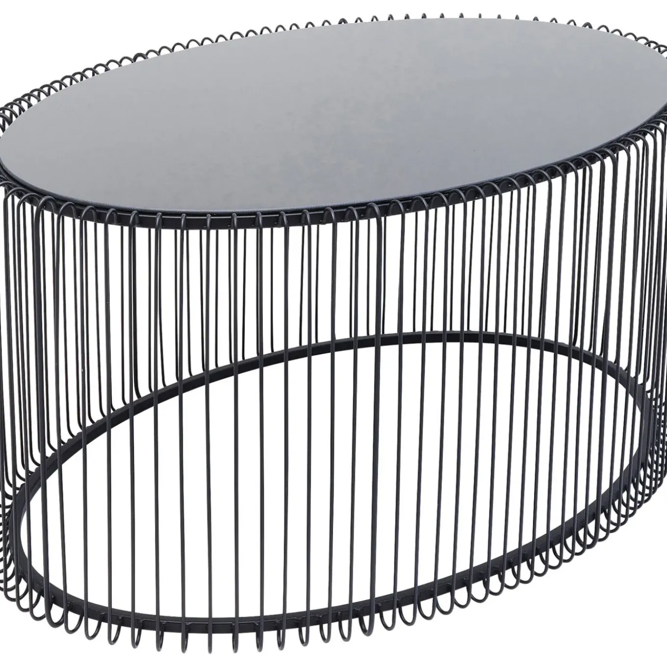 Table Basse Wire Uno Noir 60X90Cm