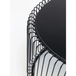 Table Basse Wire Uno Noir 60X90Cm