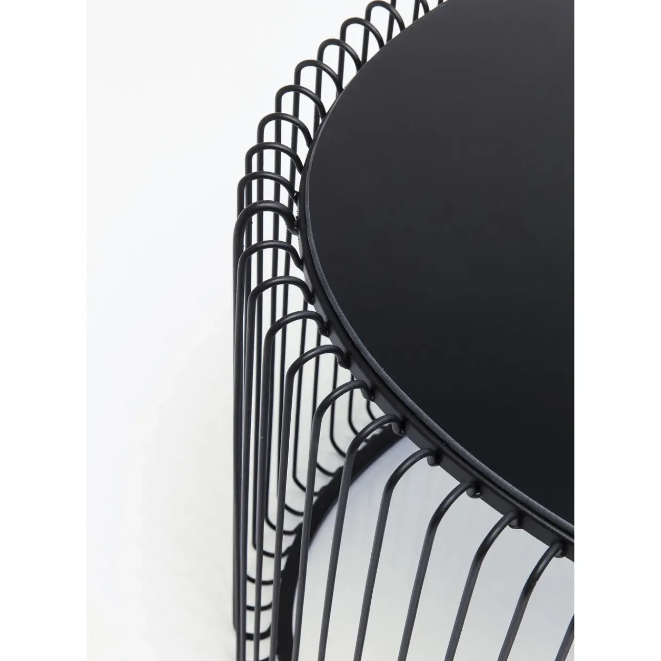 Table Basse Wire Uno Noir 60X90Cm