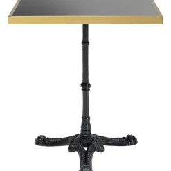 Table Bistrot Kaffeehaus Rim Noir 60X60