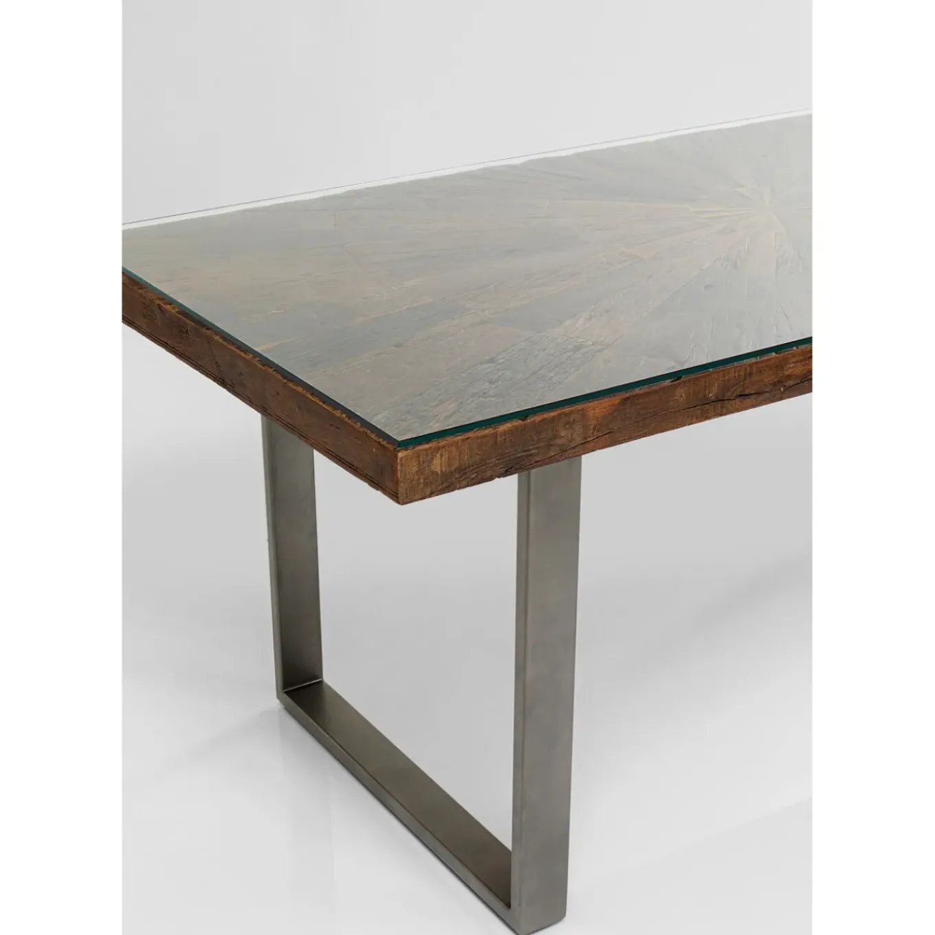 Table Conley Acier Brut 180X90