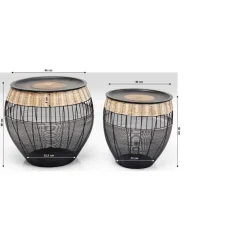 Table D Appoint African Drums (2/Set)
