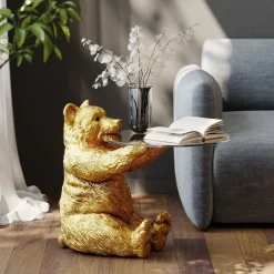 Table D Appoint Animal Bear Dore O40Cm