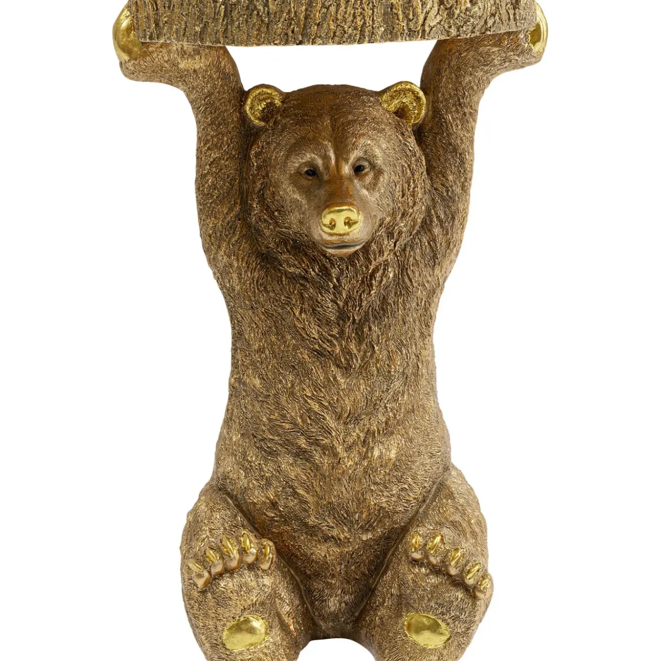 Table D Appoint Animal Bear Dore 35X34Cm