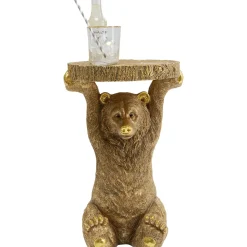 Table D Appoint Animal Bear Dore 35X34Cm