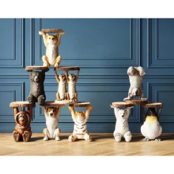 Table D Appoint Animal Meerkat Sisters O33Cm