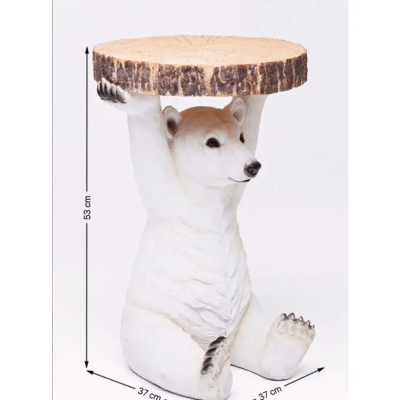 Table D Appoint Animal Polar Bear O37Cm