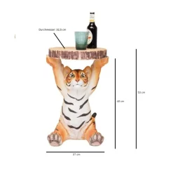 Table D Appoint Animal Tigre O35Cm