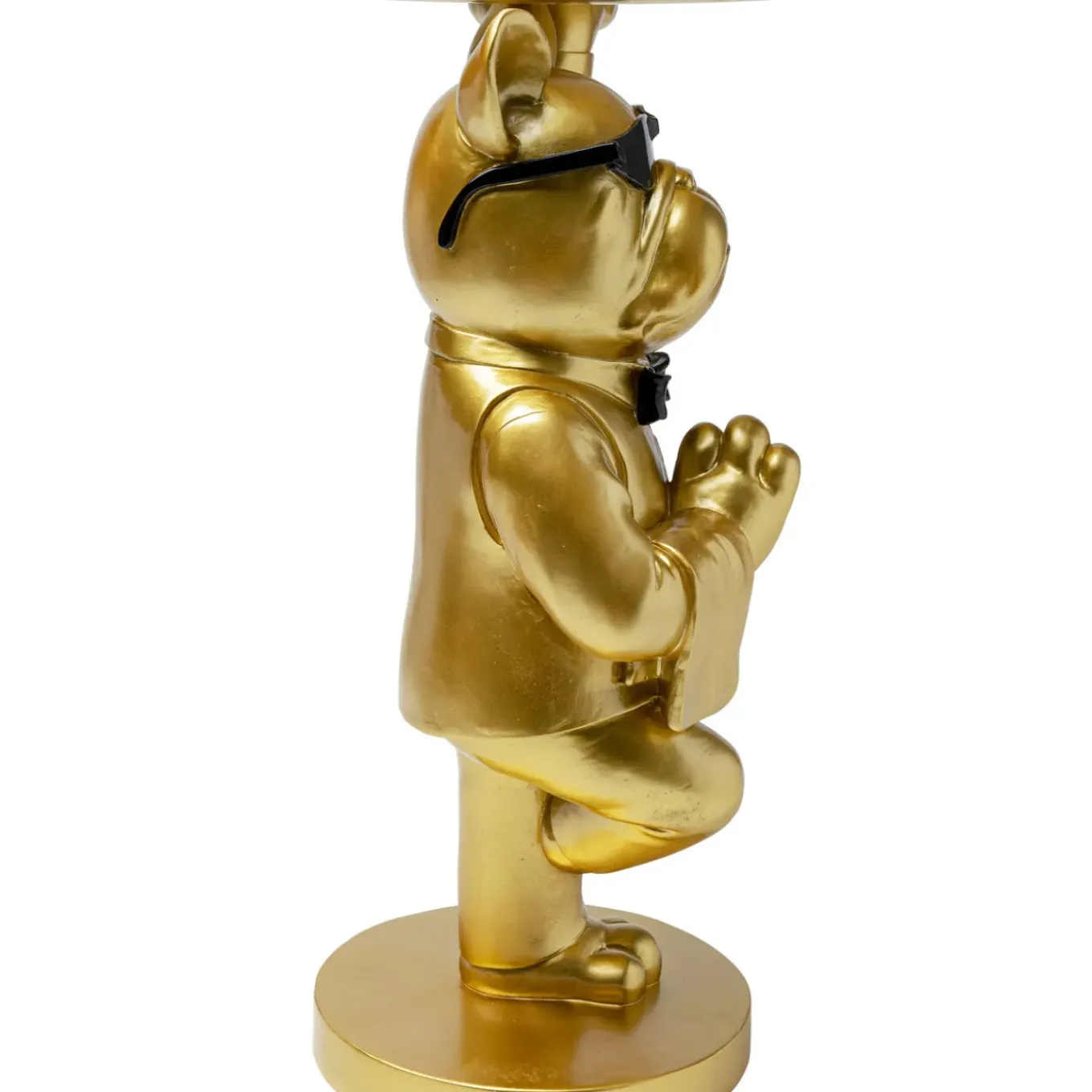 Table D Appoint Cool Bulldog Tray Dore 34X55Cm