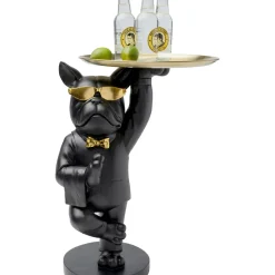 Table D Appoint Cool Bulldog Tray Noir 34X55Cm