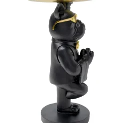 Table D Appoint Cool Bulldog Tray Noir 34X55Cm