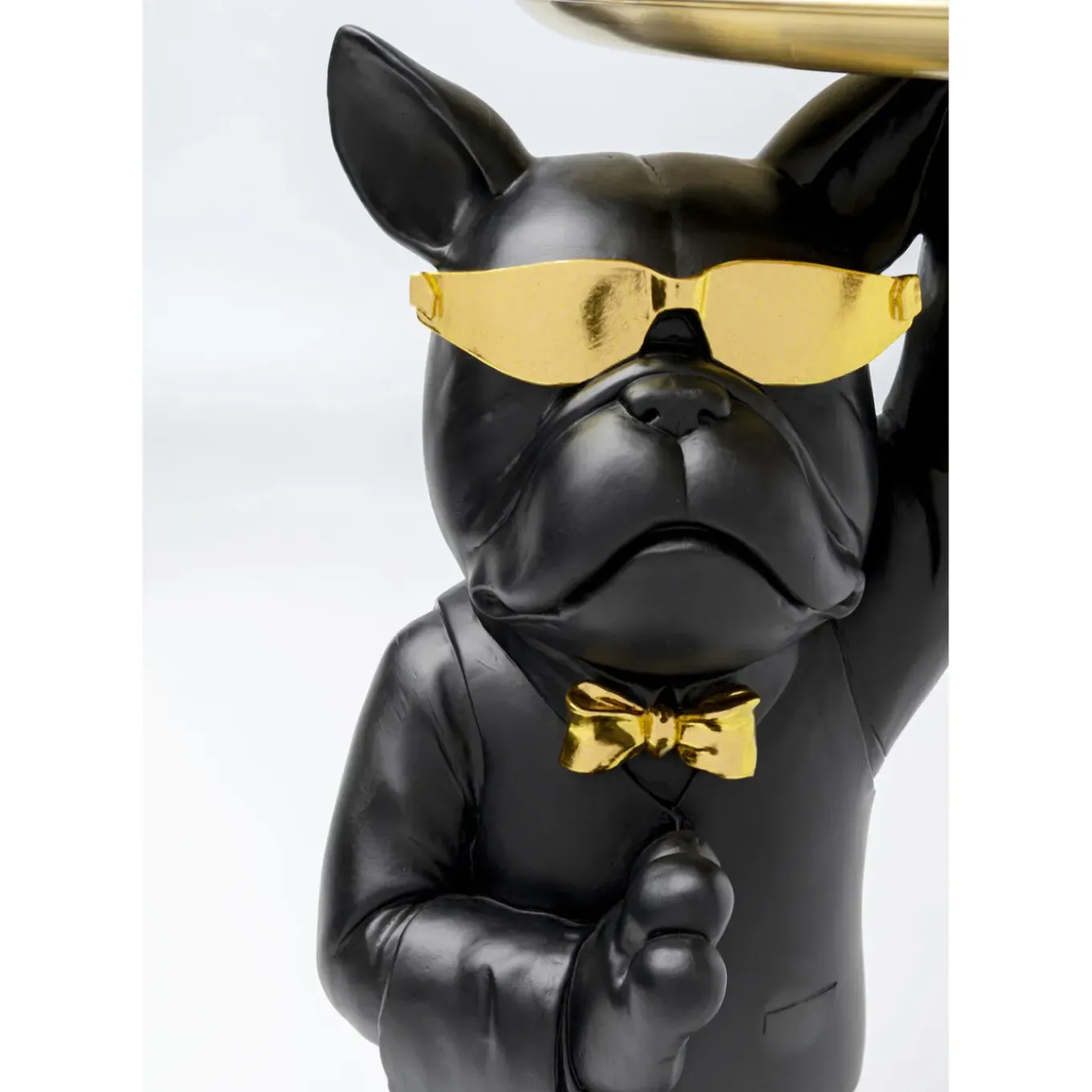 Table D Appoint Cool Bulldog Tray Noir 34X55Cm
