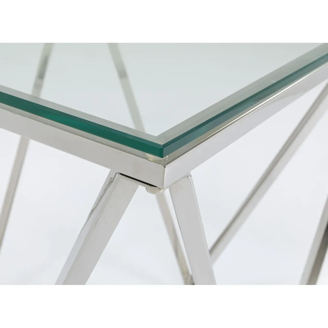 Table D Appoint Cristallo Argente 50X50Cm