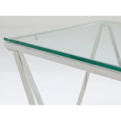 Table D Appoint Cristallo Argente 50X50Cm