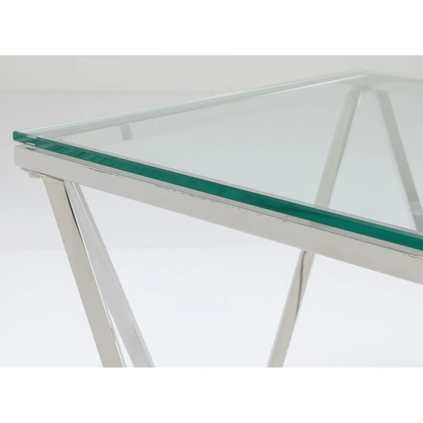 Table D Appoint Cristallo Argente 50X50Cm