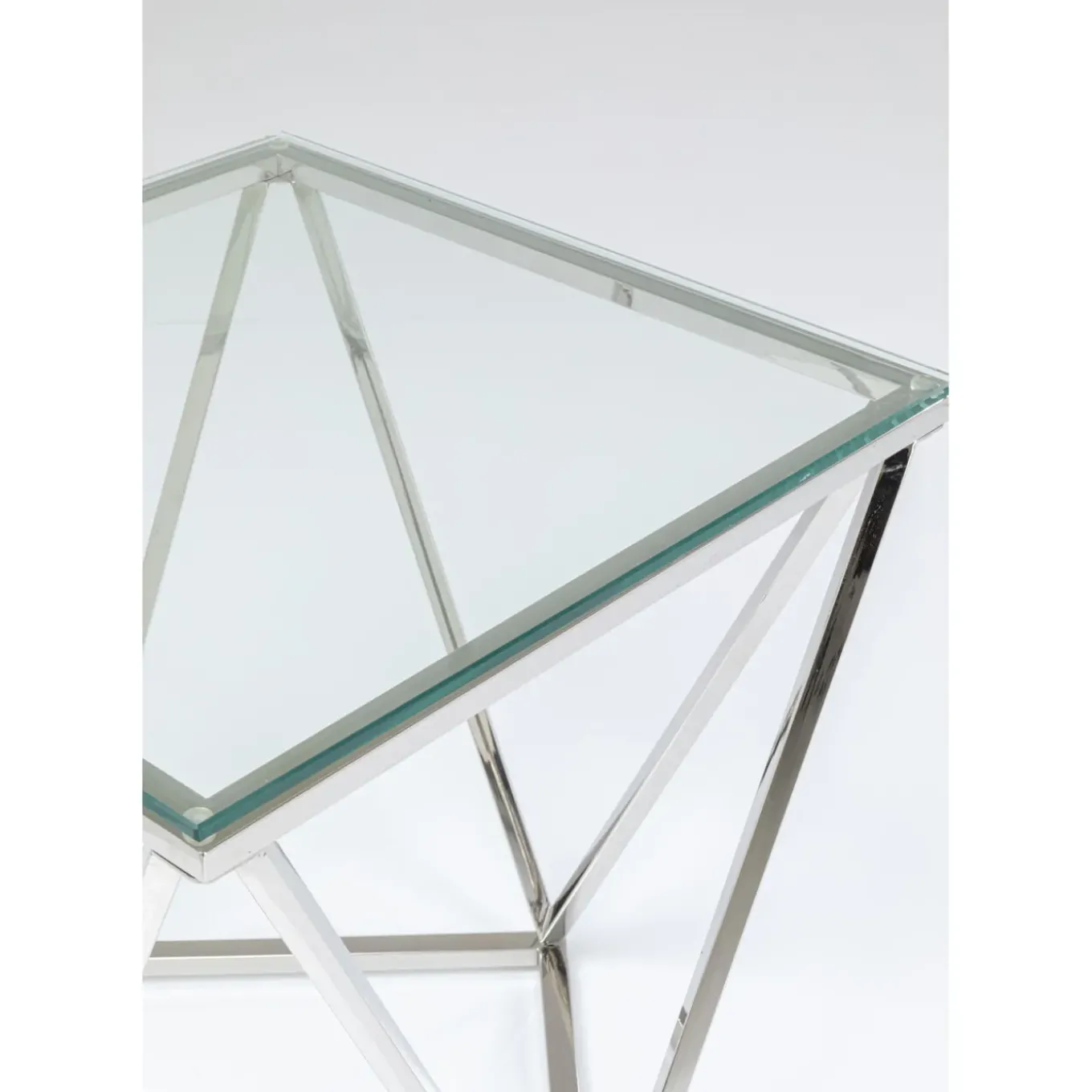 Table D Appoint Cristallo Argente 50X50Cm