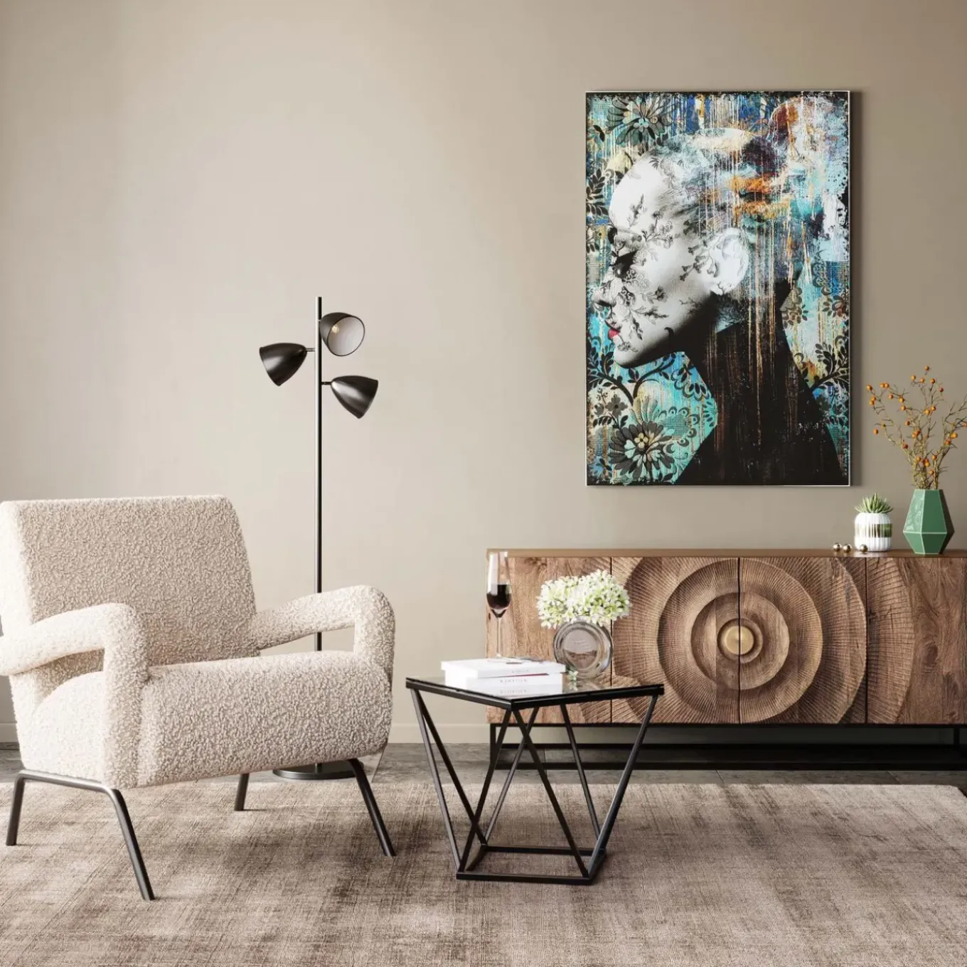 Table D Appoint Cristallo 50X50Cm