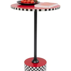 Table D Appoint Domero Checkers Rouge O40Cm