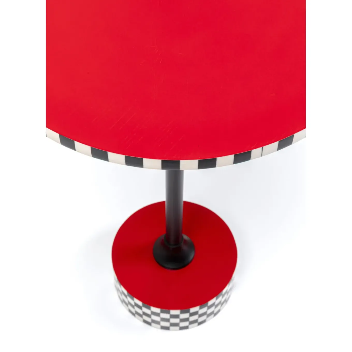 Table D Appoint Domero Checkers Rouge O40Cm
