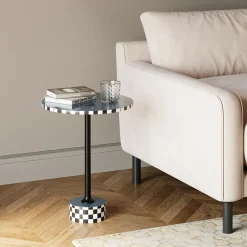 Table D Appoint Domero Race Bleu O40Cm