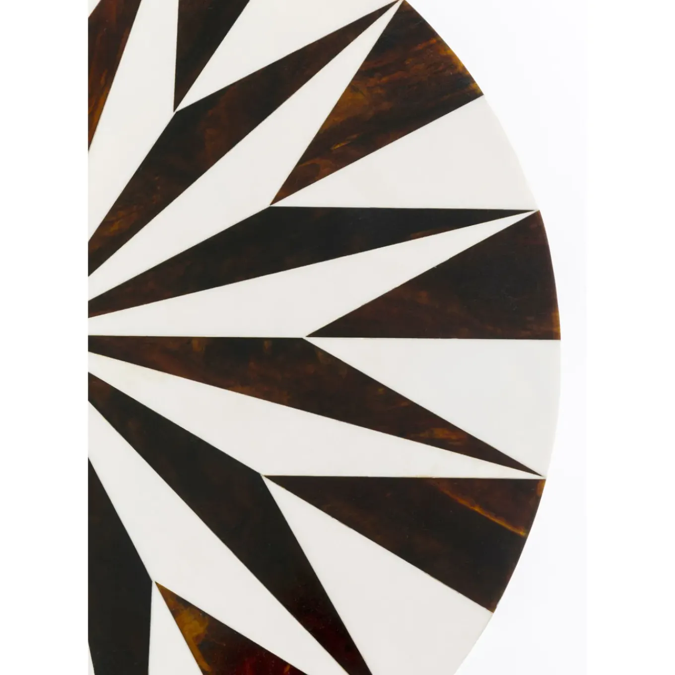 Table D Appoint Domero Star Noir Blanc O40Cm