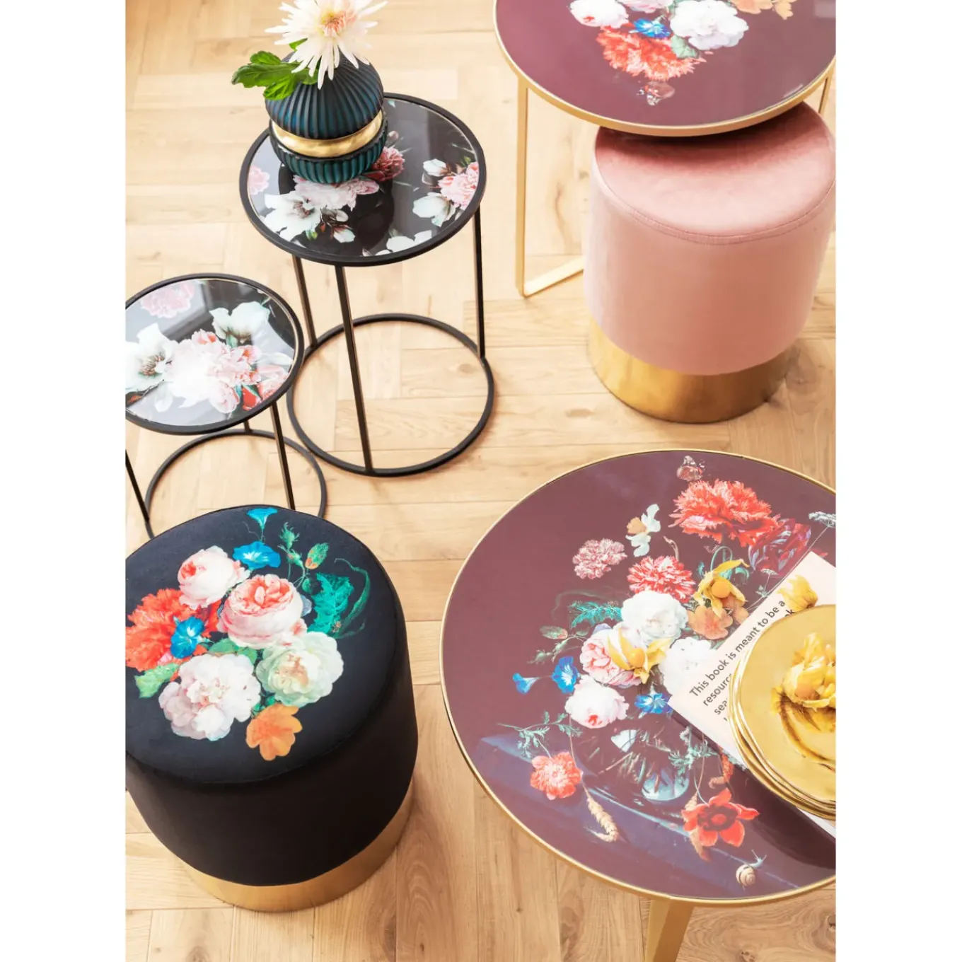 Table D Appoint Flores O55Cm