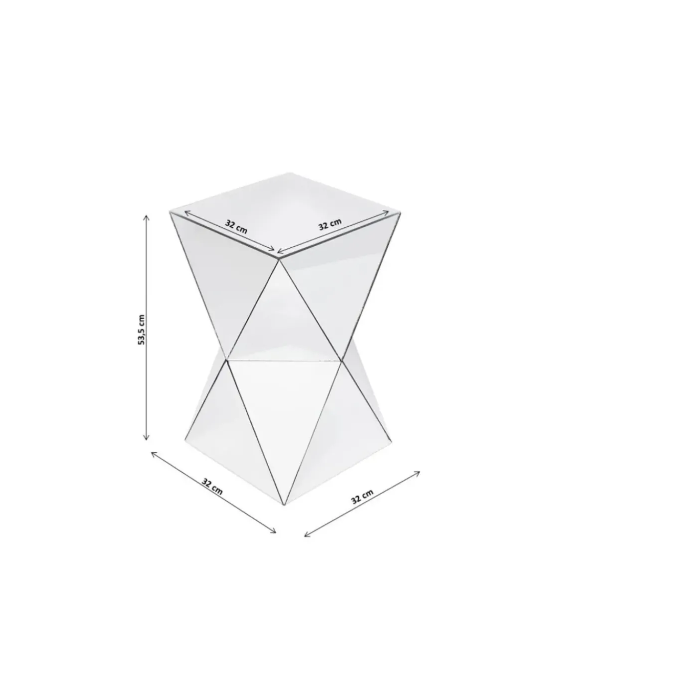 Table D Appoint Luxury Triangle 32X32Cm