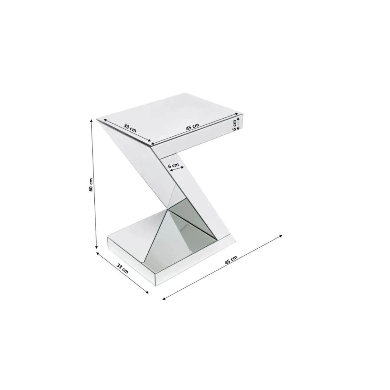 Table D Appoint Luxury Z 45X33Cm