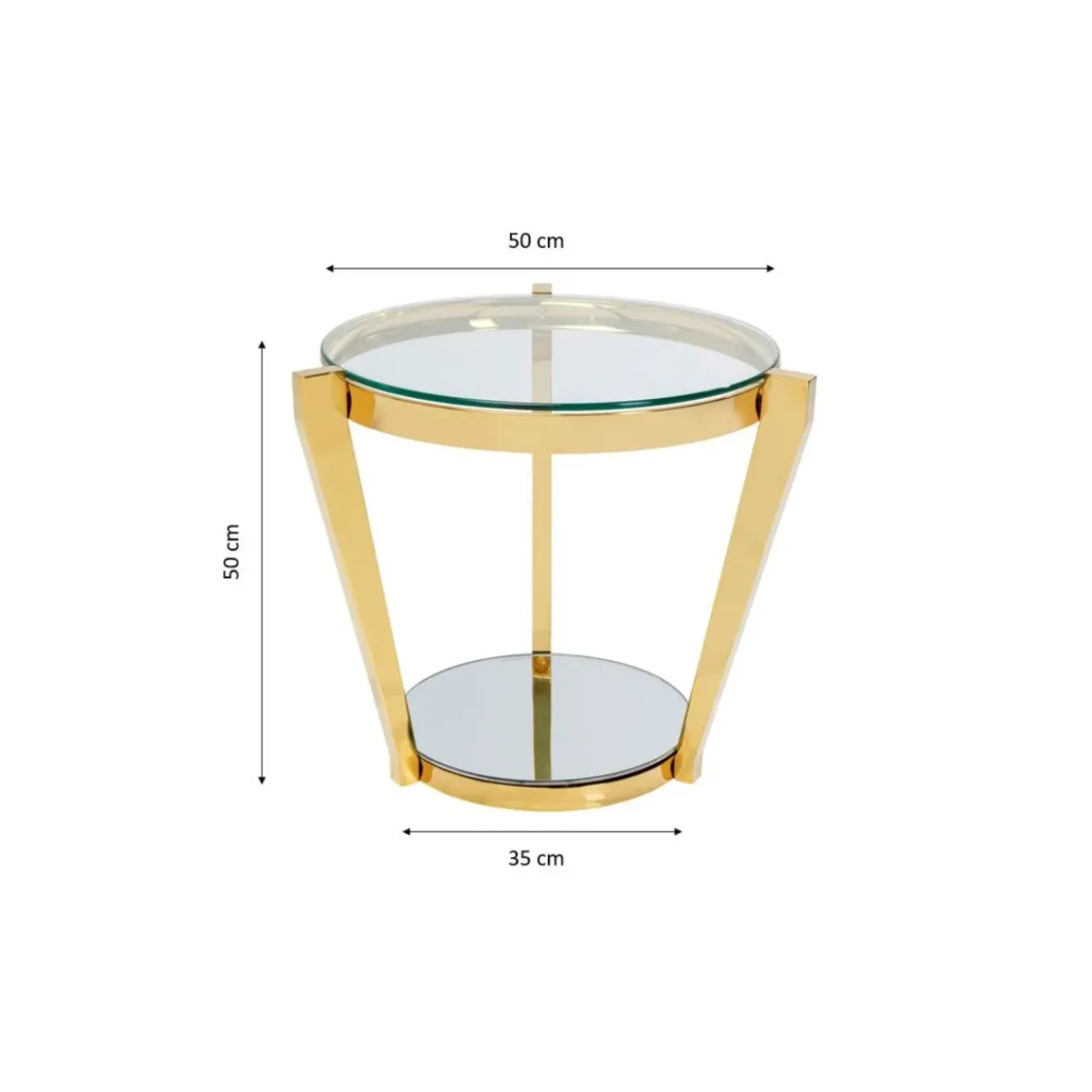 Table D Appoint Monocolo Dore O50Cm