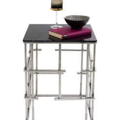 Table D Appoint Rome Argente 40X40Cm