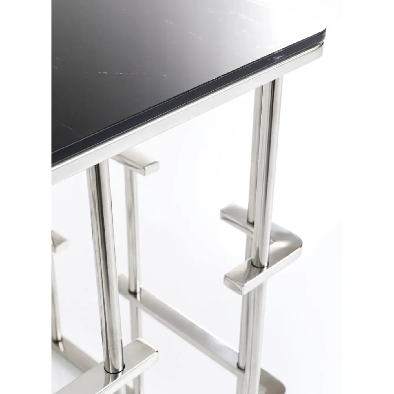 Table D Appoint Rome Argente 40X40Cm